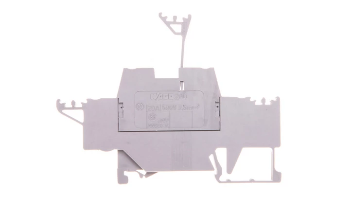 Złączka szynowa 2-piętrowa 2,5mm2 L / L szara 280-513 /50szt./