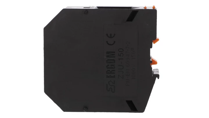 Złączka szynowa 1-torowa czarna ZJU-150/BK R34RR-07010000943 /5szt./