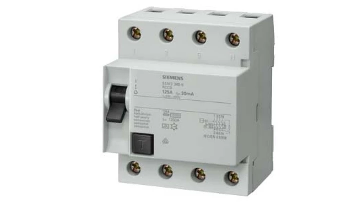 Wyłącznik różnicowoprądowy 3P+N 125A 0,03A typ A 5SM3745-6
