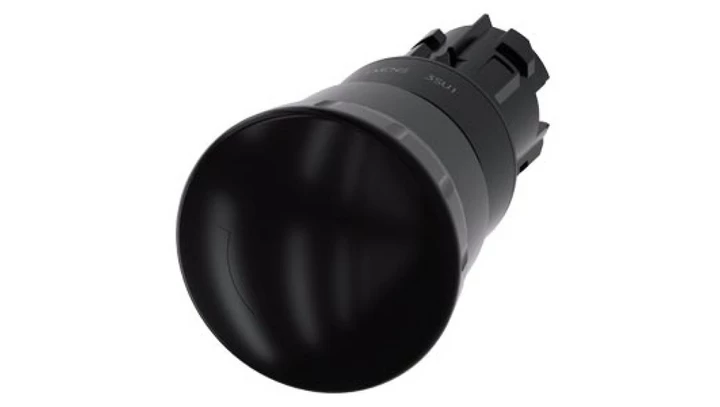 Przycisk bezpieczeństwa czarny 22mm tworzywo 40mm odbl przez obrót SIRIUS ACT 3SU1000-1HB10-0AA0