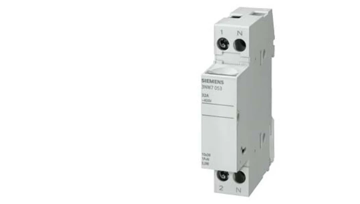 Podstawa bezpiecznikowa do wkł. cylindrycznych 8x32mm 20A 1P 3NW7313