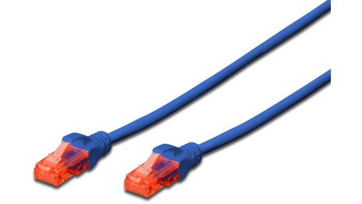 Kabel krosowy (Patch Cord) U/UTP kat. 6 niebieski 5m DK-1612-050/B