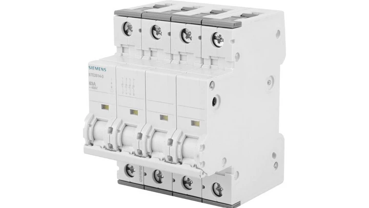 Rozłącznik modułowy 63A 4P 400V możliwy wyzwalacz 5TE2514-0