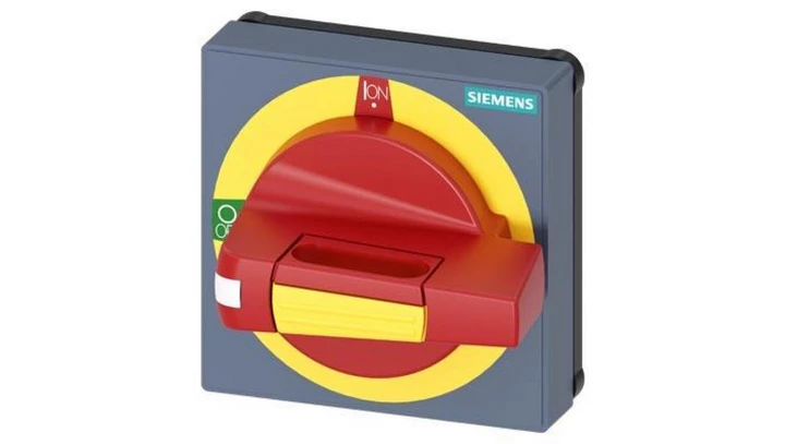 POKRĘTŁO DO NAPĘDU DRZWIOWEGO AWARYJNE ŻÓŁTO-CZERWONE Z OZNACZENIEM 0 - I 8UD1771-2AF05