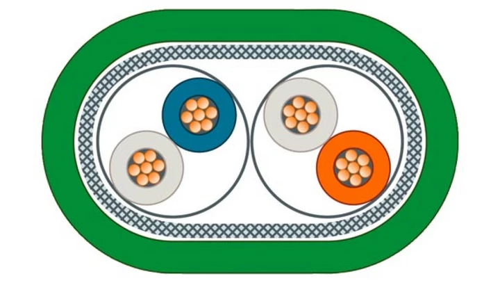 Kabel krosowy (patchcord) Ethernet TP 2xRJ45 /1 m/ 6XV1850-2GH10