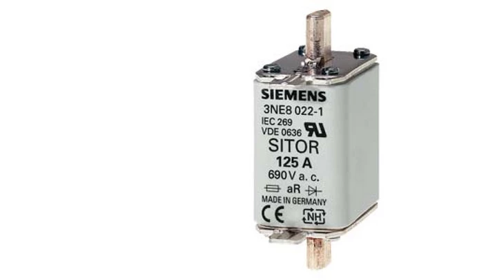 Bezpiecznik SITOR do rozłącznika 3NP50, 3NP40 7, 3KL52 30 klasa GS DIN 43620 125A 690V AC (WLK. 00) 3NE1022-0 /3szt./