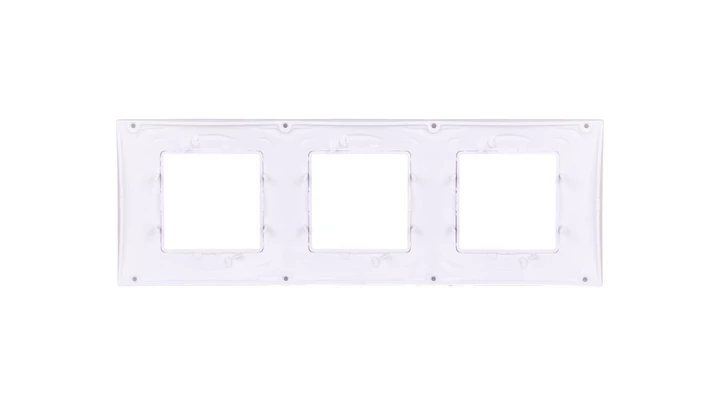 Unica Plus Ramka potrójna szary pozioma MGU6.006.865