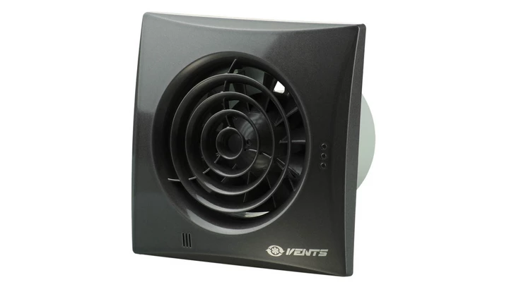 Wentylator osiowy 100mm z wył.sznurk.czarny 100QUIETVBLK