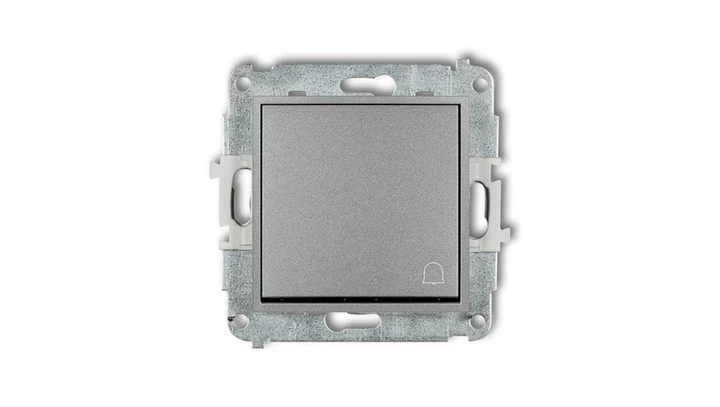 MINI Przycisk /dzwonek/ srebrny metalik 7MWP-4