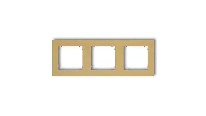 MINI Ramka potrójna złota 29MR-3