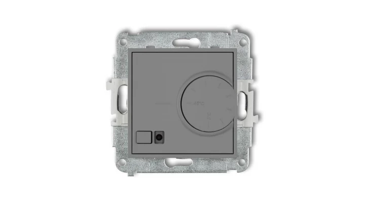 MINI Regulator temperatury elektroniczny z czujnikiem powietrznym szary mat 27MRT-2