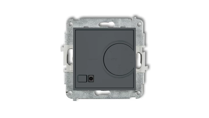 MINI Regulator temperatury elektroniczny z czujnikiem powietrznym grafitowy mat 28MRT-2