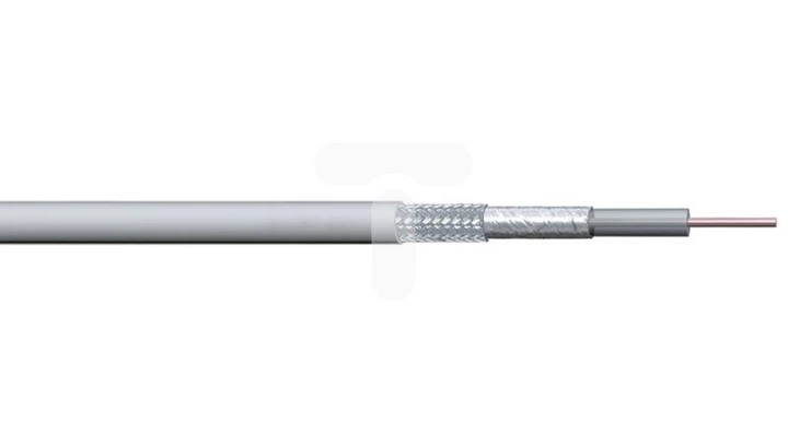 Przewód koncentryczny YWDXpek 75 1,0/4,8 TRISHIELD kl.A ekran AL/PET + oplot 77 procent + ekran AL/PET Eca UHD-4K CESAT /300m/