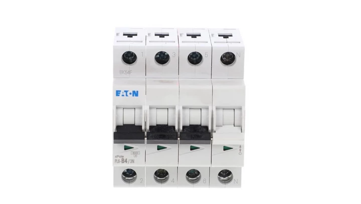 Wyłącznik nadprądowy 3P+N B 4A 6kA AC PL6-B4/3N 165010