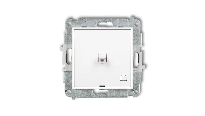 MINI Przycisk /dzwonek/ w stylu amerykańskim biały MWPUS-4