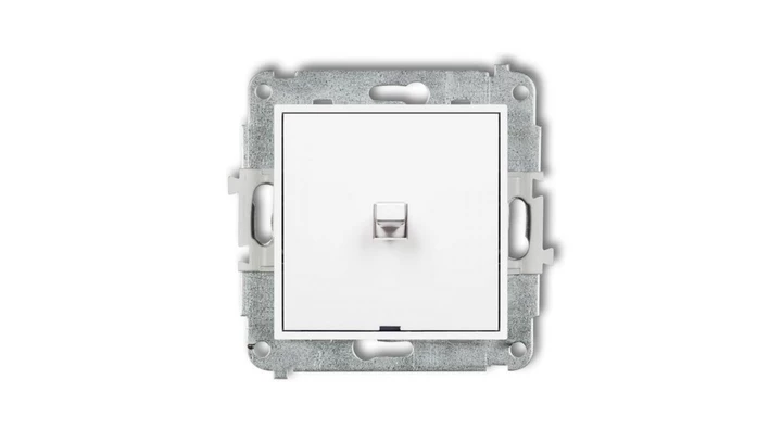 MINI Przycisk jednobiegunowy w stylu amerykańskim biały MWPUS-4.1