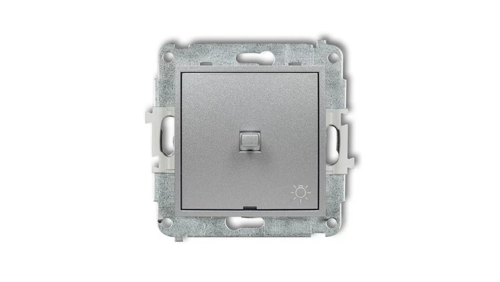 MINI Przycisk /światło/ w stylu amerykańskim srebrny metalik 7MWPUS-5