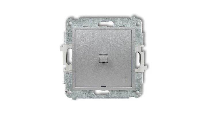 MINI Łącznik krzyżowy w stylu amerykańskim srebrny metalik 7MWPUS-6