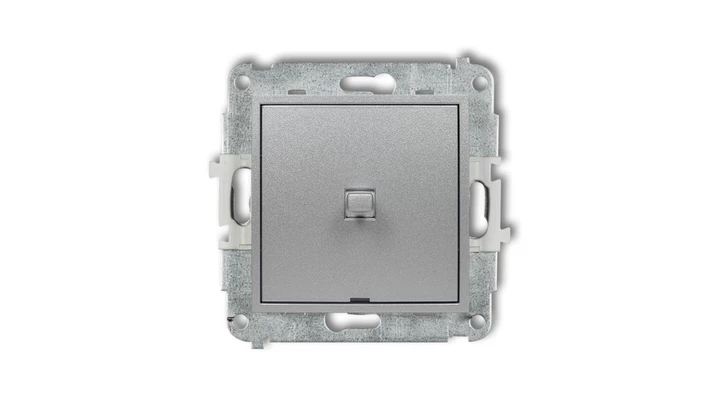 MINI Przycisk jednobiegunowy w stylu amerykańskim srebrny metalik 7MWPUS-4.1