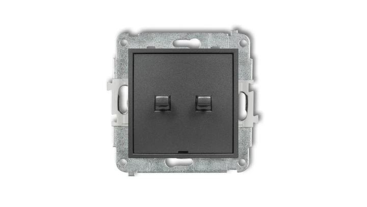 MINI Łącznik świecznikowy w stylu amerykańskim grafitowy 11MWPUS-2