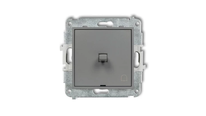 MINI Przycisk /dzwonek/ w stylu amerykańskim szary mat 27MWPUS-4