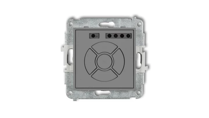 MINI Elektroniczney sterownik roletowy (sterowanie lokalne i pilotem) szary mat 27MSR-2