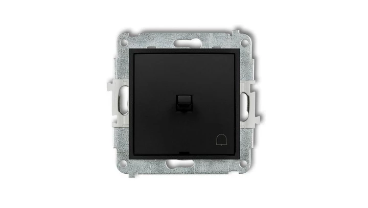 MINI Przycisk /dzwonek/ w stylu amerykańskim czarny mat 12MWPUS-4