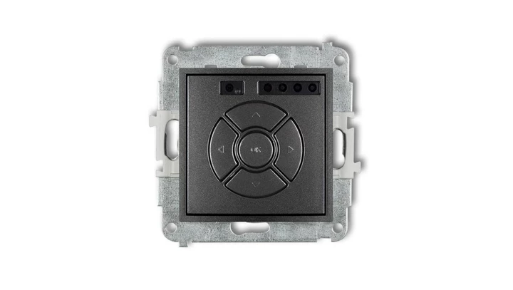 MINI Elektroniczney sterownik roletowy (sterowanie lokalne) grafitowy 11MSR-1
