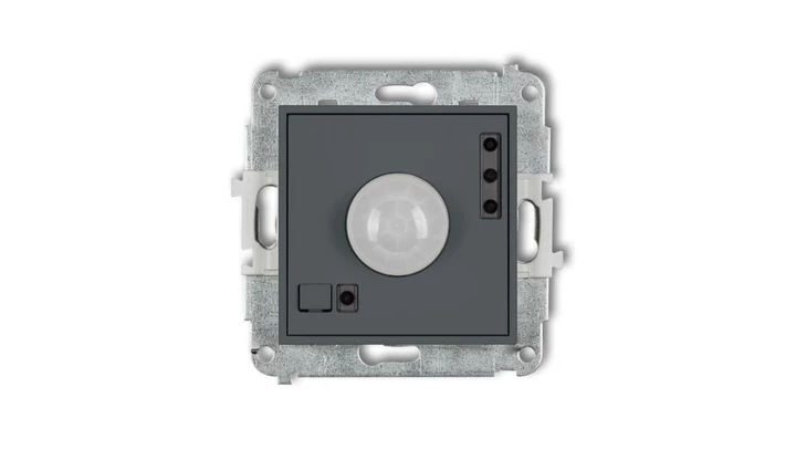 MINI Czujnik ruchu elektroniczny grafitowy mat 28MCR-1