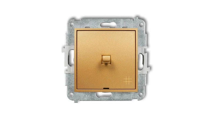 MINI Łącznik krzyżowy w stylu amerykańskim złoty 29MWPUS-6