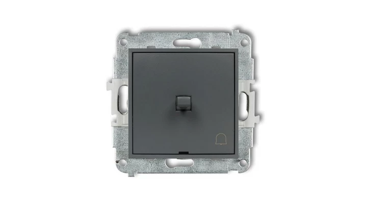 MINI Przycisk /dzwonek/ w stylu amerykańskim grafitowy mat 28MWPUS-4