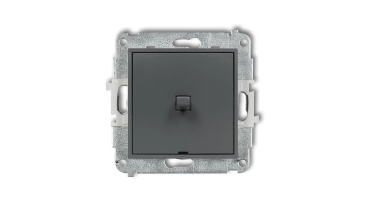 MINI Przycisk jednobiegunowy w stylu amerykańskim grafitowy mat 28MWPUS-4.1