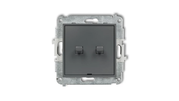 MINI Przycisk świecznikowy w stylu amerykańskim grafitowy mat 28MWPUS-44.1