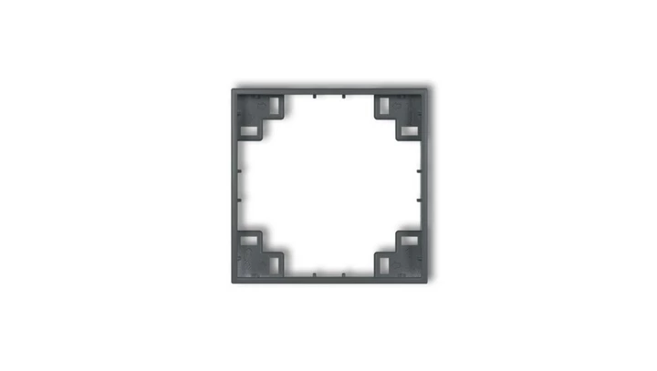 MINI Ramka pośrednia grafitowy mat 28MRP-1