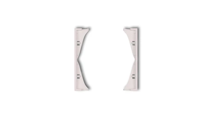 MINI Ramka pośrednia do gniazd podwójnych pudrowy róż 40MRP-2