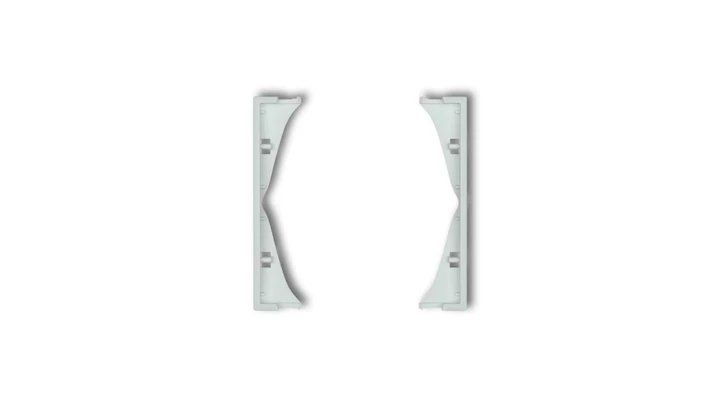 MINI Ramka pośrednia do gniazd podwójnych lodowy błękit 47MRP-2