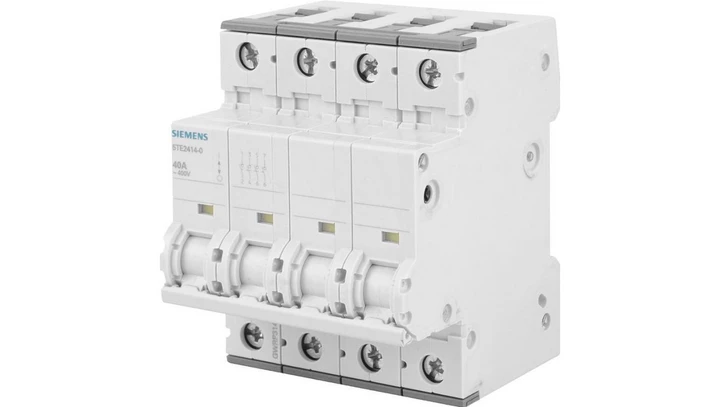 Rozłącznik modułowy 40A 4P 400V możliwy wyzwalacz 5TE2414-0