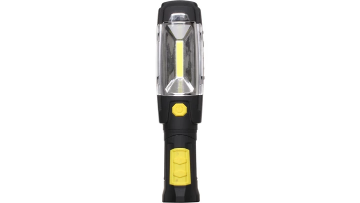 Lampa warsztatowa akumulatorowa LED COB 3W 2,6Ah Li-Ion /+ powerbank, hak, magnes/ LW-1PBR