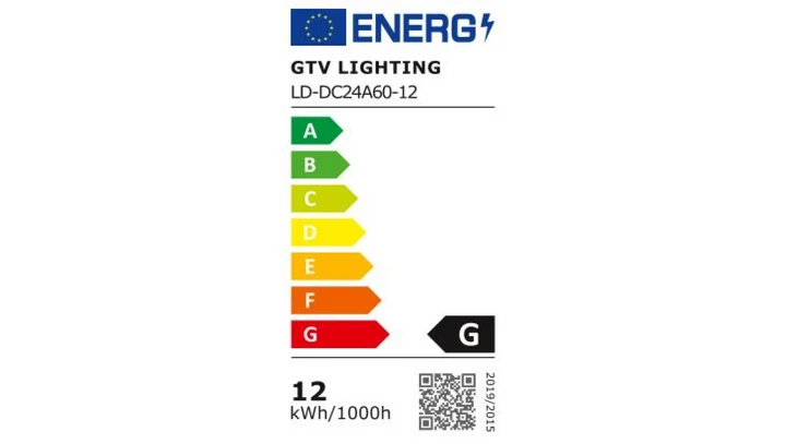 Żarówka LED E27 A60 12W 1055lm 3000K AC/DC 24V 200st. LD-DC24A60-12