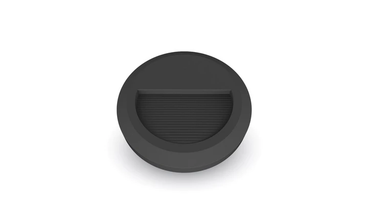 Oprawa Schodowa LED VT-1142 2W 4000K 60lm Okrągły Czarny 1316