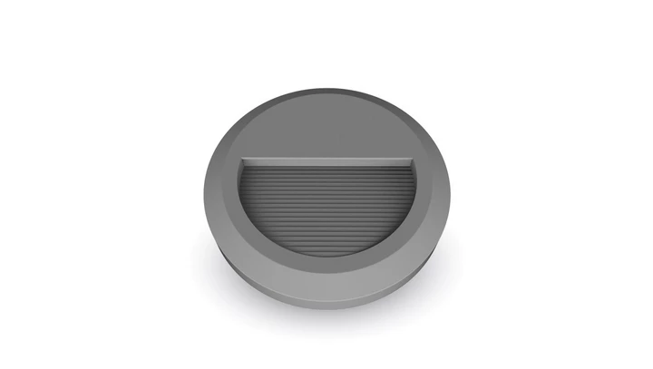 Oprawa Schodowa LED VT-1142 2W 4000K 60lm Okrągły Szary 1318