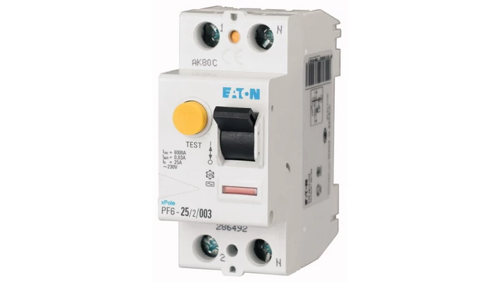 Wyłącznik różnicowoprądowy 2P 25A 0,1A typ A PF6-25/2/01-A 112922