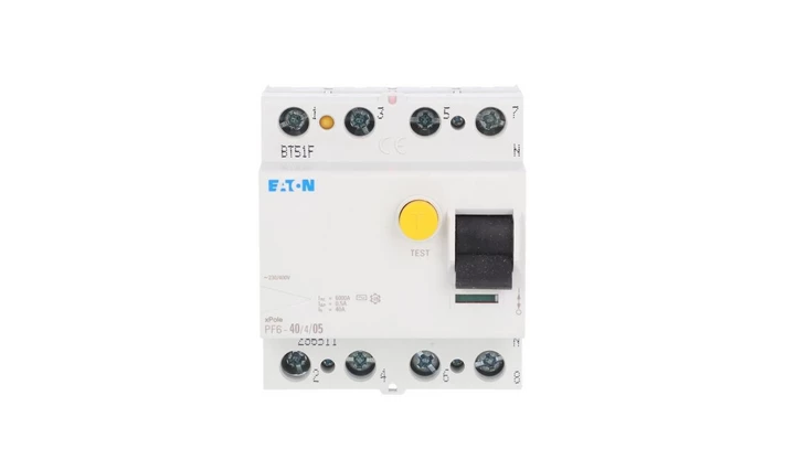 Wyłącznik różnicowoprądowy 4P 40A 0,5A typ AC PF6-40/4/05 286511