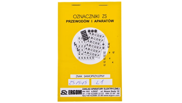 Znaki samoprzylepne ZS 15x15/L1 E04ZP-02030108400