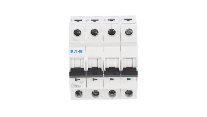 Wyłącznik nadprądowy 4P C 63A 6kA AC PL6-C63/4 166532