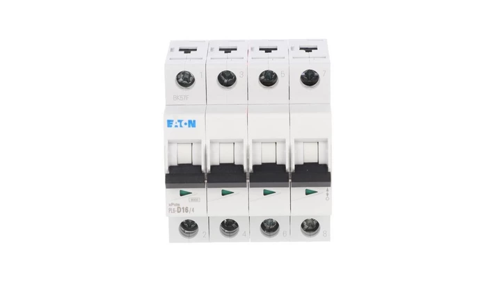 Wyłącznik nadprądowy 4P D 16A 6kA AC PL6-D16/4 166542