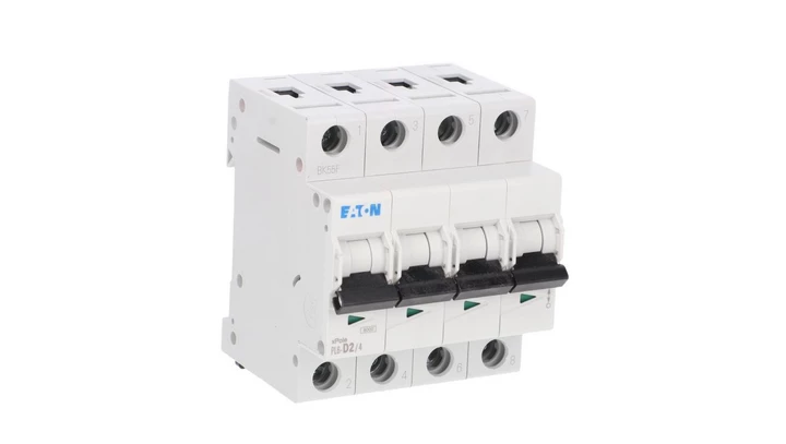 Wyłącznik nadprądowy 4P D 2A 6kA AC PL6-D2/4 166544