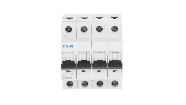 Wyłącznik nadprądowy 4P D 40A 6kA AC PL6-D40/4 166551