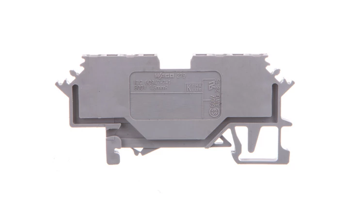 Złączka szynowa 4-przewodowa 1,5mm2 szara 279-621 /100szt./