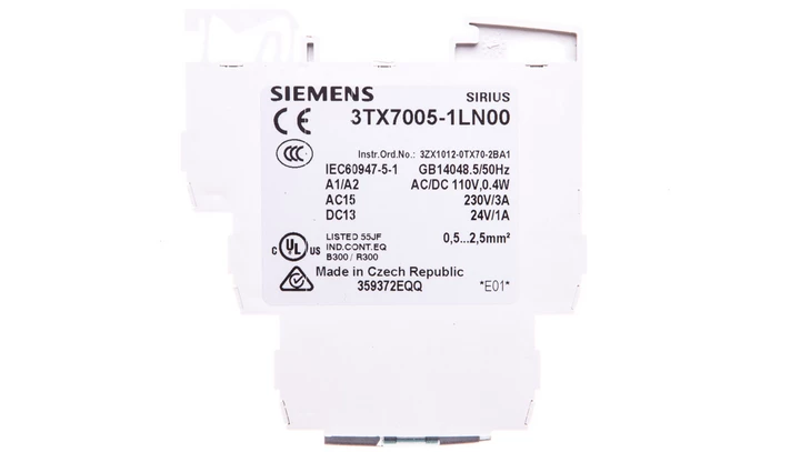 Przekaźnik interfejsowy 1P 3A 110V AC/DC monostabilny 3TX7005-1LN00